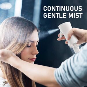 Hair Spray Bottle (2-pack, 7 oz (approx. 192.8 ml)) Continuous Spray Bottle, Ultra-Fine Sprayer. Suitable for hairstyling, cleaning, plants, pets, hairdressers, salons, and essential oil fragrances.